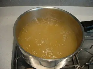 Tagliatelles y spagheti de calabacin a la carbonara : Foto de la etapa4