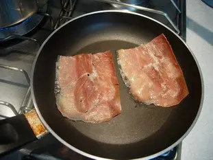 Tagliatelles y spagheti de calabacin a la carbonara : Foto de la etapa7