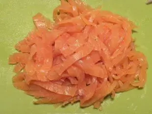 Espaguetis al salmón ahumado : Foto de la etapa1