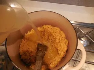 Risotto con caramores al curry : Foto de la etapa7