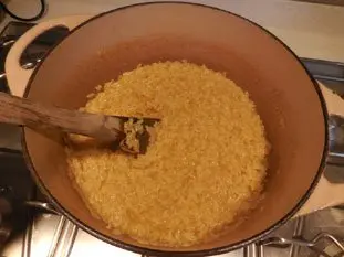Risotto con caramores al curry : Foto de la etapa8