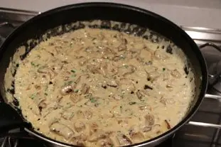 Penne con champiñones : Foto de la etapa5