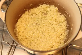 Risotto con calabacines y tomates cherry : Etapa 10