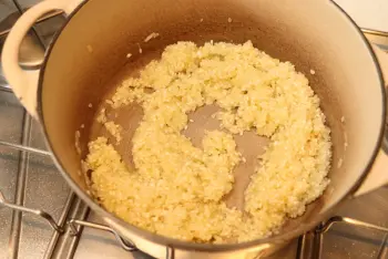 Risotto con calabacines y tomates cherry : Etapa 12