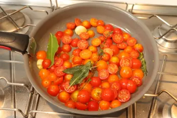 Risotto con calabacines y tomates cherry : Etapa 7