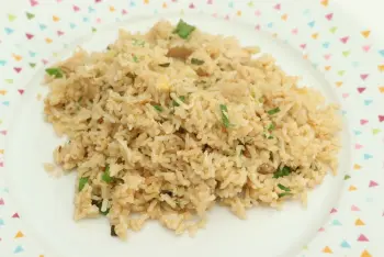 Arroz frito con pollo y cebolleta : Foto de la etapa26