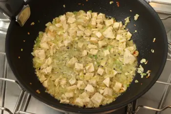 Arroz frito con pollo y cebolleta : Etapa 6