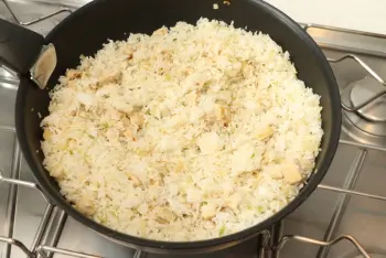 Arroz frito con pollo y cebolleta : Etapa 7