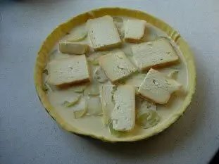 Tarta con queso Maroilles