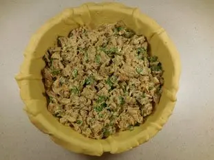 Pastel de champiñones y pollo : Foto de la etapa9