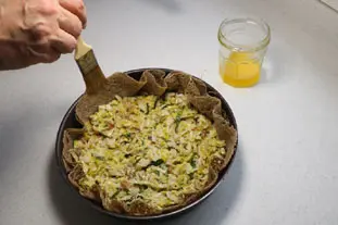 Tarta bretona de setas y puerros : Foto de la etapa11