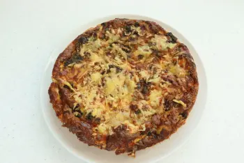 Quiche de acedera y patata