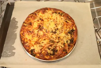 Quiche de acedera y patata