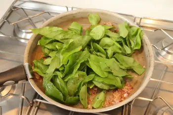 Quiche de acedera y patata