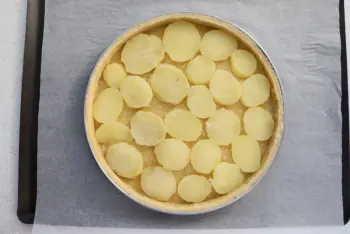 Quiche de acedera y patata