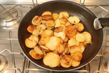 Quiche de espinacas y patatas sin masa