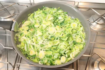 Pastel de sémola con puerros : Etapa 2