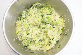 Pastel de sémola con puerros : Etapa 5