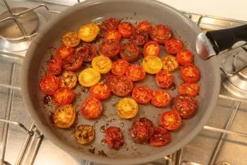 Tartines con calabacín y tomate gratinado : Etapa 8