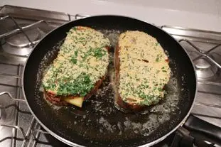 Tostadas francesas  al estilo cordon bleu : Foto de la etapa10