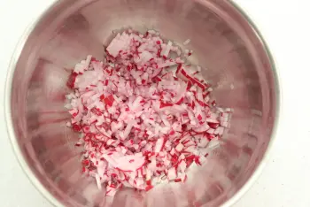 Crema para untar de rábano y sardina : Etapa 1