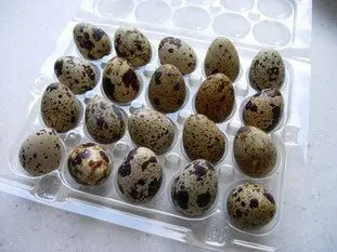 Canapés de huevos de codorniz  : Foto de la etapa3