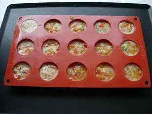 Pequeños omelettes con verduras : Foto de la etapa13