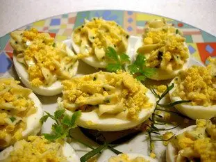 Huevos mimosa : Foto de la etapa10