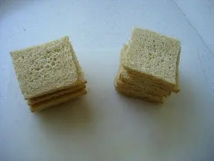 Sandwich croque-monsieur : Foto de la etapa1
