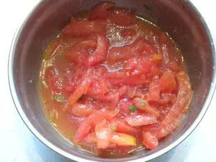 Terrina de tomates y queso fresco