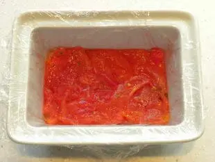 Terrina de tomates y queso fresco : Foto de la etapa8