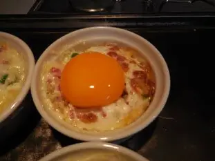 Huevos cocotte a la francesa