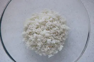 Ensalada de arroz y espinaca fresca : Foto de la etapa1