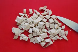 Ensalada de coliflor, pollo y aguacate : Foto de la etapa4