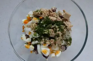 Ensalada de arroz y brócoli violeta