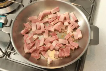 Ensalada crujiente de arroz y jamón : Etapa 2