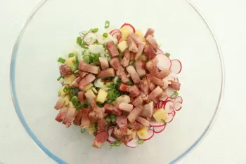 Ensalada crujiente de arroz y jamón : Etapa 8