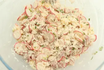 Ensalada crujiente de arroz y jamón : Etapa 9