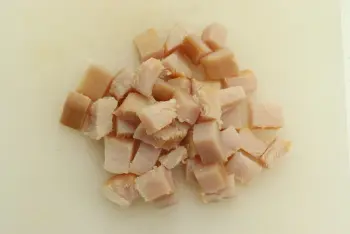 Ensalada de alubias blancas, atún y queso cheddar : Etapa 2