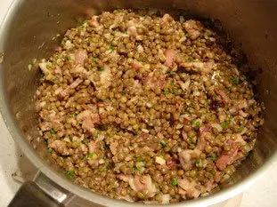 Ensalada tibia de lentejas : Foto de la etapa8