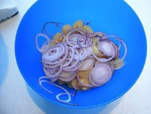 Ensalada templada de patatas y alcachofas moradas : Foto de la etapa3