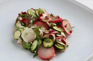Ensalada crujiente de primavera