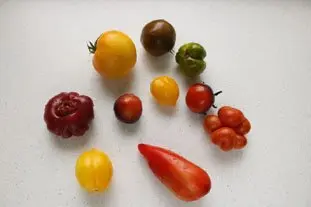 Ensalada de tomate : Foto de la etapa1