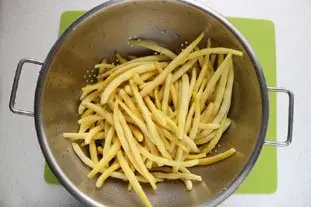 Ensalada de judías con vinagreta : Foto de la etapa1
