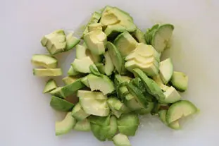 Ensalada de aguacate verde : Foto de la etapa1