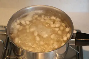 Ensalada tibia de frijoles blancos : Foto de la etapa1