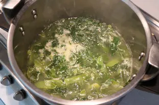 Sopa muy verde y barata