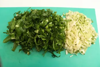 Sopa de acelgas y coliflor : Etapa 2