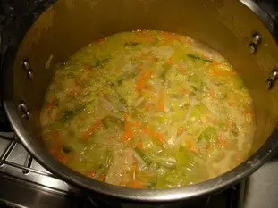 Sopa de verduras licuadas : Foto de la etapa8