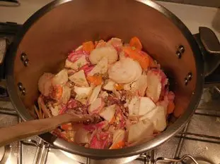 Sopa cremosa de verduras de invierno : Foto de la etapa26